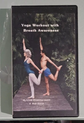 YOGA WORKOUT WITH BREATH AWARENESS by linda boudreau & bob smith VHS VIDEOTAPE - Image 1 of 2