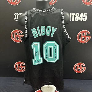 Mike Bibby Grizzlies Signed M&N Black Swingman Jersey Autographed Steiner - Picture 1 of 6