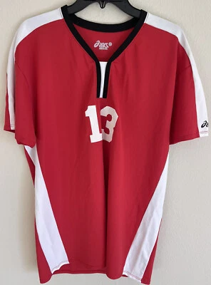 Футболка волейбольная Asics St Joseph размер L большая редкая сделано в США футбол - Изображение 1 из 3