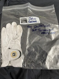 JOHN RIEGGER Game Worn Used Foot Joy Golf Glove 2004 Bay Invitational Tournament - Picture 1 of 8