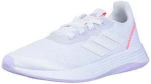 Adidas QT Racer Sport Cloud White Purple Tint W Size 9.5 US Women - Picture 1 of 5