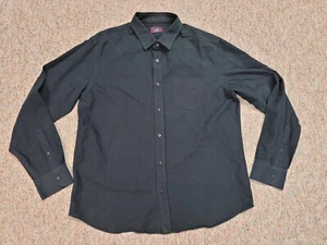 Untuckit Shirt Mens 2XL Black Slim Fit Button Up Long Sleeve Preppy Casual XXL - Picture 1 of 15