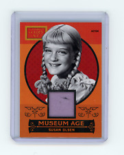 SUSAN OLSEN 2013 GOLDEN AGE MUSEUM AGE RELIC MATERIAL SWATCH BRADY BUNCH CINDY