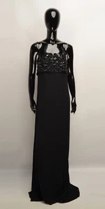 Vintage Valentino Roma Stone Embroidered Corset Gown Evening Dress size 46/12 - Picture 1 of 12