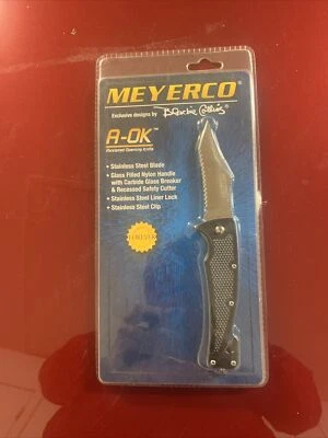 MEYERCO BLACKIE COLLINS DESIGNS A-OK FOLDING KNIFE. - Image 1 of 4