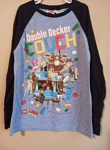 Lego 2014 Boy's Large (12-14) "Double Decker Couch" Long Sleeve T-Shirt - Picture 1 of 5