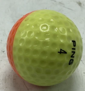 PING EYE Yellow & Orange Golf Ball 2-Tone - Picture 1 of 5
