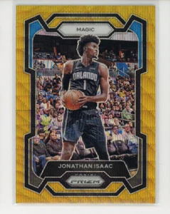 Jonathan Isaac 2023-24 Panini Prizm Prizms Gold Wave #288 #d 8/10 Orlando Magic - Imagen 1 de 2