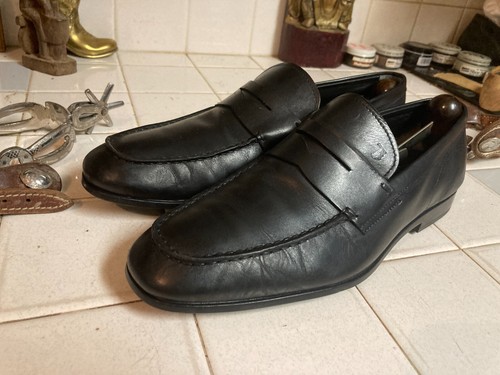 TOD’S Tod's Mocassini da guida in pelle nera (8 5)