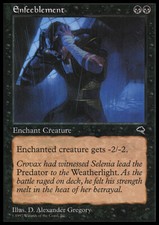 Magic the Gathering MTG Enfeeblement (133) Tempest   LP