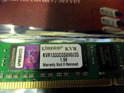 Kingston 2GB KVR1333D3S8N9/2G 1.5v Memory - Image 1 of 4