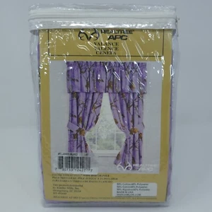 Realtree Window Valance APC Lavender Rustic Hunting Lodge 88 in x 15 in - Picture 1 of 5