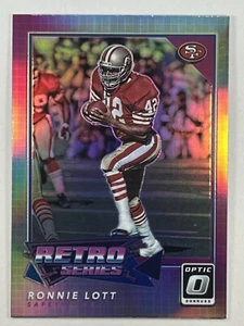 Ronnie Lott #RS-21 2022 Donruss Optic Football - Retro Series Prizm - Picture 1 of 2