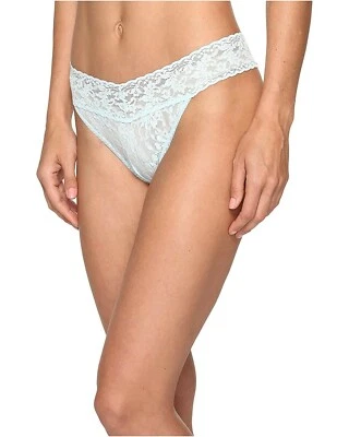 Tanga Hanky Panky 239009 para mujer de encaje floral tiro original azul celeste talla única Foto 1 de 3