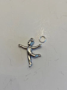 James Avery Rare Little Girl 3D Ballet Dancer Retired Charm Sterling Sliver - Picture 1 of 7