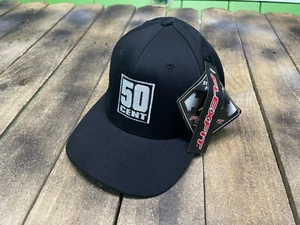 Deadstock vtg 2003 50 CENT rock the mic fest tour hat * jay z rap t shirt - Picture 1 of 5