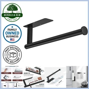 Self Adhesive Stainless Steel Paper Towel Holder Under Cabinet No Drill Kitch... - Bild 1 von 8