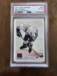 Topps Premier 1994 efectos especiales Paul Kariya #405 - Imagen 1 de 2