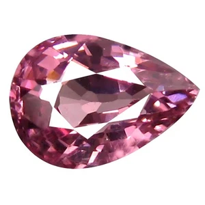 0.71 ct AAA+ Valuable Pear Shape (6 x 4 mm) Pink Malaya Garnet Natural Gemstone - Imagen 1 de 1