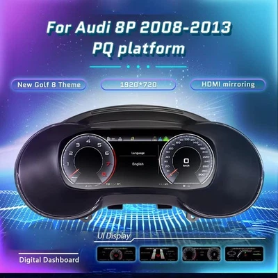 Digital Dashboard Cluster Lcd For Audi A3 8P S3 2008-2013 Player Paneel Cockpit - Image 1 of 4