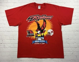NEW 2003 Miami University of Ohio GMAC Bowl T-Shirt  Tee - Men’s XL - Picture 1 of 9