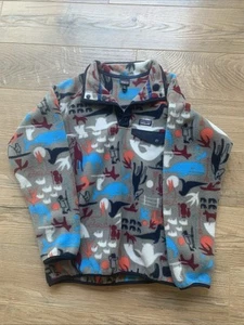 VTG Patagonia Synchilla Snap T Fleece KIDS size XL 14 Pattern printed - Picture 1 of 4
