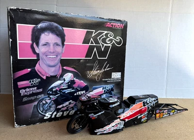 Action 1:9 Scale Steve Johnson Pro Stock Motorcycle Limited Edition 1 of 2610 - Image 1 of 4