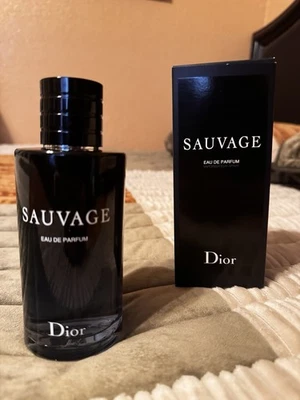 Christian Dior Sauvage Eau De Parfum Spray para Hombres 6.8oz 87% COMPLETO Foto 1 de 3