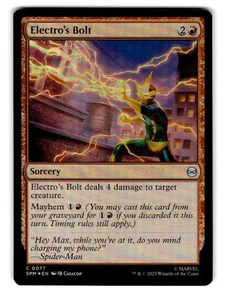 Electro's Bolt C Marvel's Spider-Man 77 NM - Picture 1 of 2