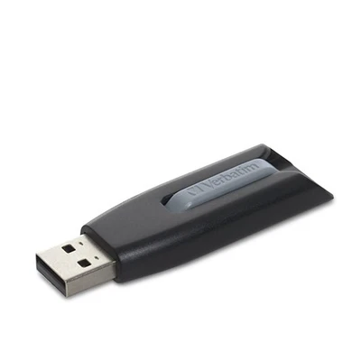 Verbatim 49171 8GB V3 Store n Go USB 3.0 Flash Drive Grey Grey 8GB - Image 1 of 4