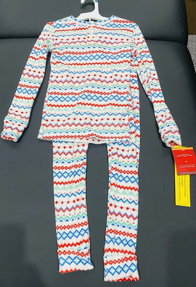 Pijama Navidad Niñas Suave 8 Elástico Ver Medidas En Fotos Foto 1 de 1