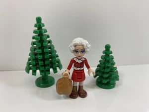 Lego MRS CLAUS Friends minifig Set 41420 Day W/ 2 Trees - Picture 1 of 2