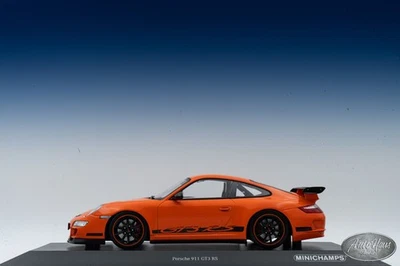 Porsche 911 (997) GT3 RS naranja 1/18 Minichamps 2007 🤝También abierto para el comercio🤝 Foto 1 de 4