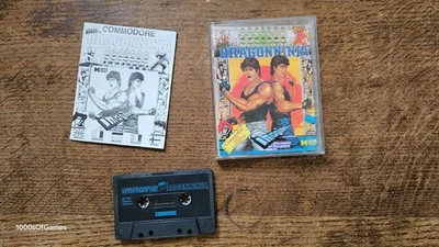 COMMODORE 64 C64 - DRAGON NINJA DRAGONINIJA #RG11 CIB - Image 1 of 2