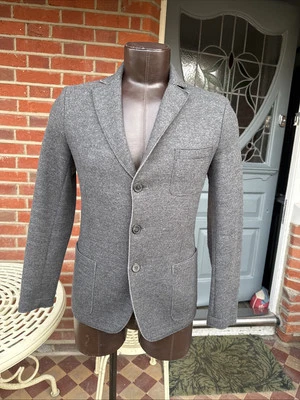 "Blazer gris Harris Wharf London para hombre - pequeño (IT46) EN MUY BUENA CONDICIÓN TALLA 36"" DEL REINO UNIDO" Foto 1 de 4