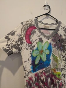 Vintage At The Walk Rose Garden Top - Picture 1 of 11