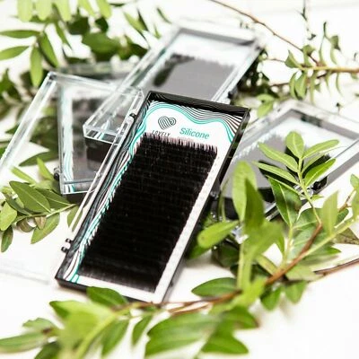 Wimpernverlängerung Einzelwimpern C D L Curl MIX Box 8-15mm von Lovely 16 Reihen