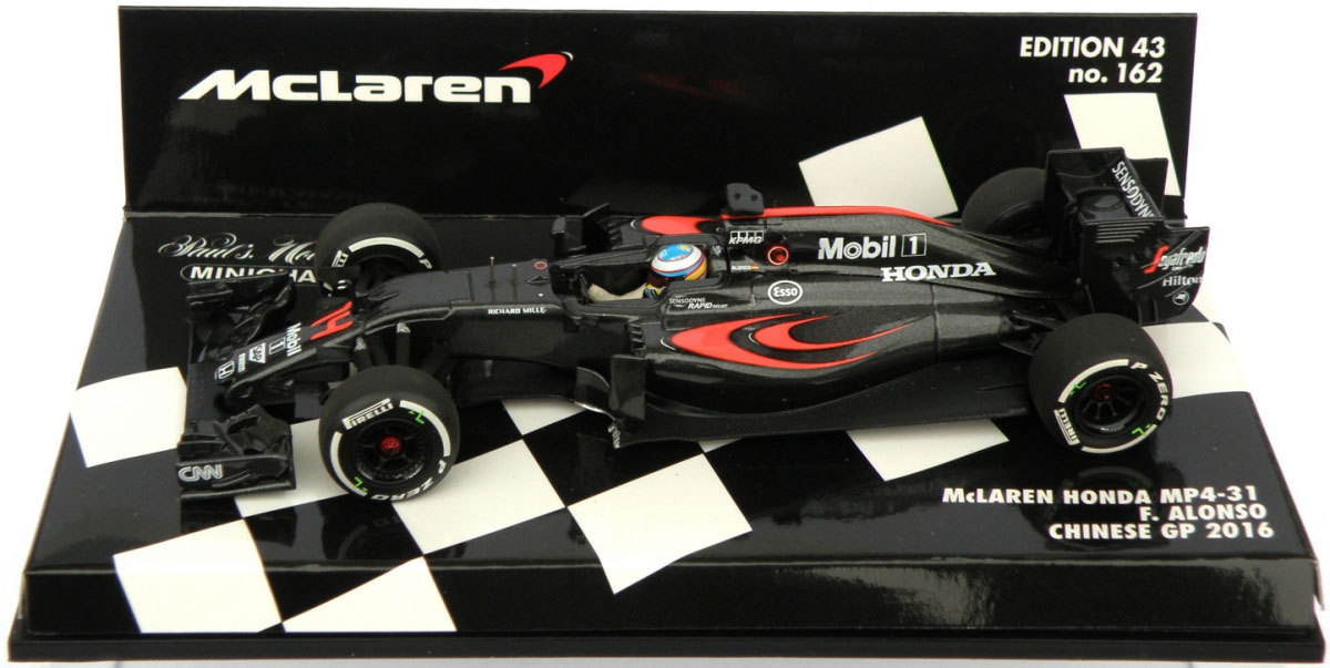 ミニカー McLaren Honda MP4-31 F. Alonso 2016 PMG_7031_1c9cd3f7-15ce-4343-