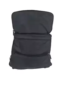 PRADA Milano Triangular Plate Nylon Multipocket Messenger Black BACKPACK - Picture 1 of 18