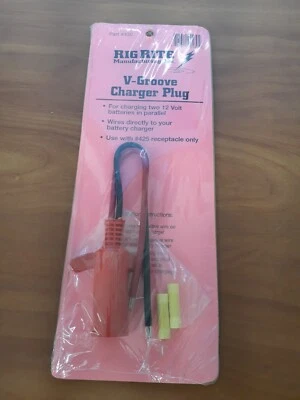 Rig Rite 2-Wire V Charger Plug #430 - Image 1 of 2
