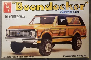 Vintage Originale 1972 CHEVROLET CHEVY BLAZER BOONDOCKER PICKUP 4X4 MODELLO AMT #T200 - Foto 1 di 10