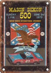 Mason Dixon 500 Grand National Racing Reproduction Metal Sign A1054 - Picture 1 of 2