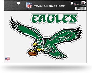 Philadelphia Eagles Retro Logo Multi Magnet Sheet Shape Cut 8x11 Inch