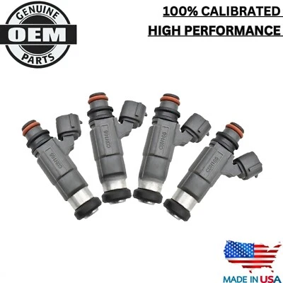 NEW OEM x4 Fuel Injectors Fits 1999-2002 Chevrolet Tracker Suzuki Vitara 1.6L - Image 1 of 4