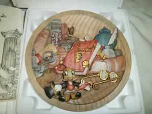 Disney Classic Pinocchio 3D geformter Teller von Andrea Kostner L.E. #0482 Italien - Bild 1 von 8