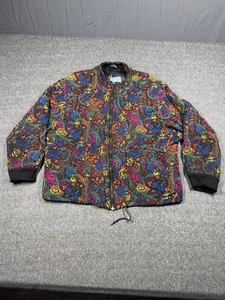 Chaqueta Climate Zone para mujer 22 púrpura floral colorida AOP psicodélica - Imagen 1 de 11