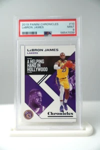 2019 Panini Chronicles LeBron James 'A Helping Hand In Hollywood' PSA 9 MINT - Picture 1 of 2