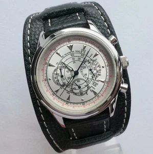 Mercedes Benz Car Accessory Rally Racing Vintage Sport Design Chronograph Watch - Picture 1 of 23