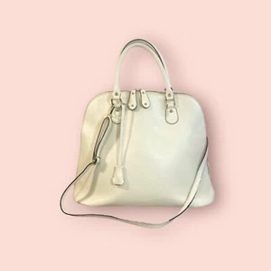 FLOTO Ragazza Luxury Leather Large Satchel Handbag Shoulder Bag Made in Italy - Picture 1 of 13