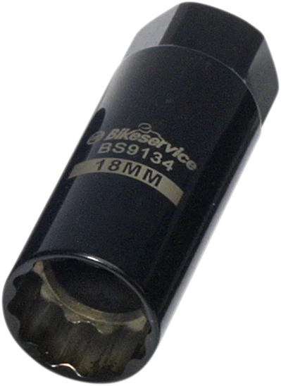 BikeService 薄壁火花塞插座 18 毫米摩托车全地形车 9.5 毫米 BS9134 — 第 1/1 张图片